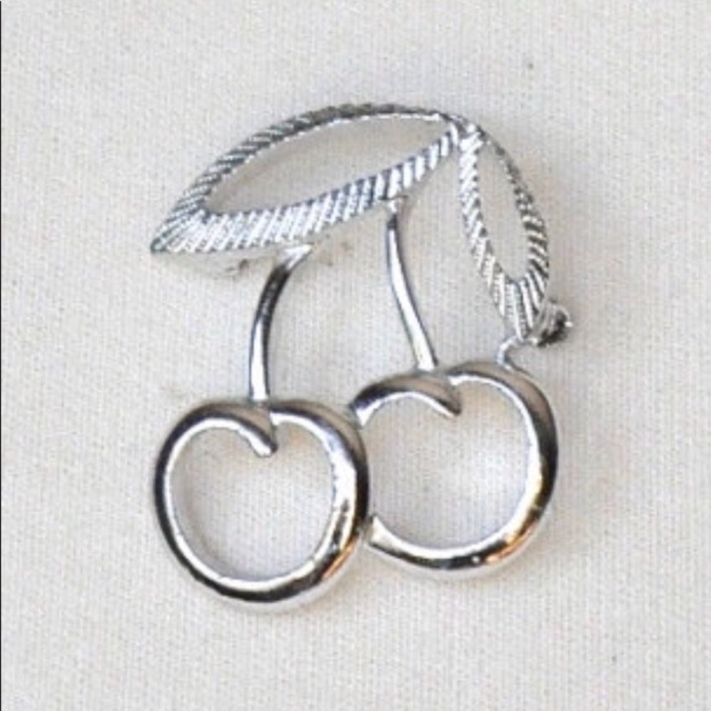 Vintage Cherry Jubilee Brooch